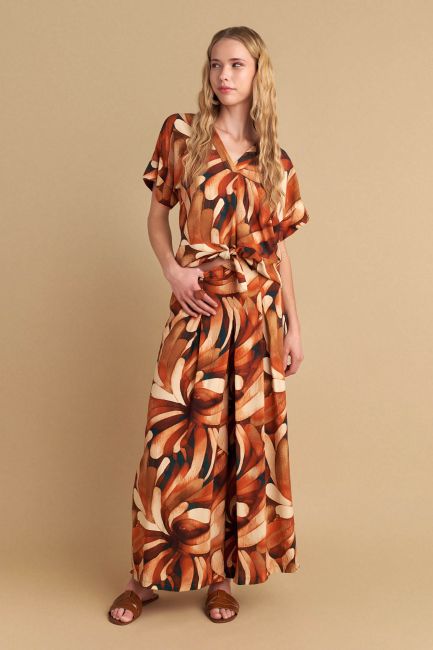 Printed pants - Multicolor