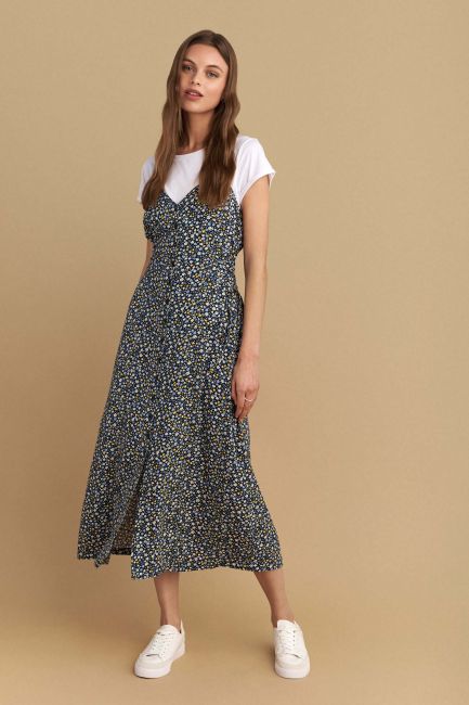 Liberty dress with a T-shirt - Multicolor