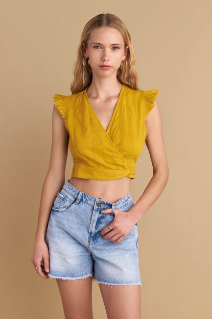 Wrap top - Pineapple