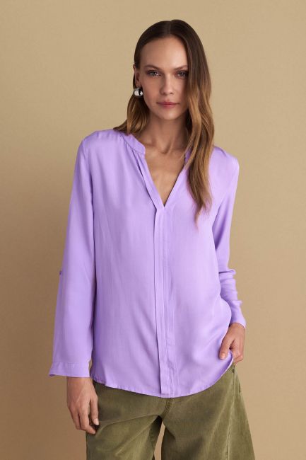 Tunic in monochrome - Lilac