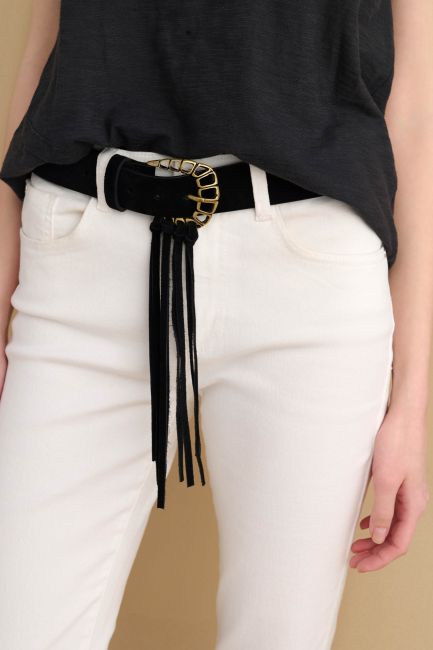 Fringe belt - Black