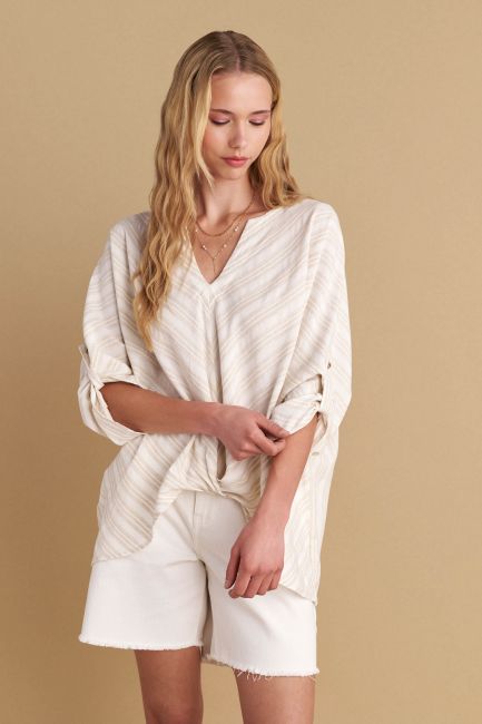 V neck tunic - Off white